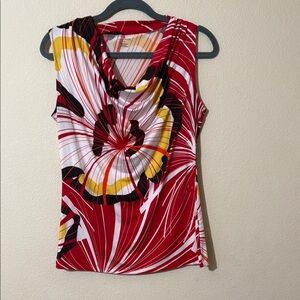 Floral Cowl neck Women's Top